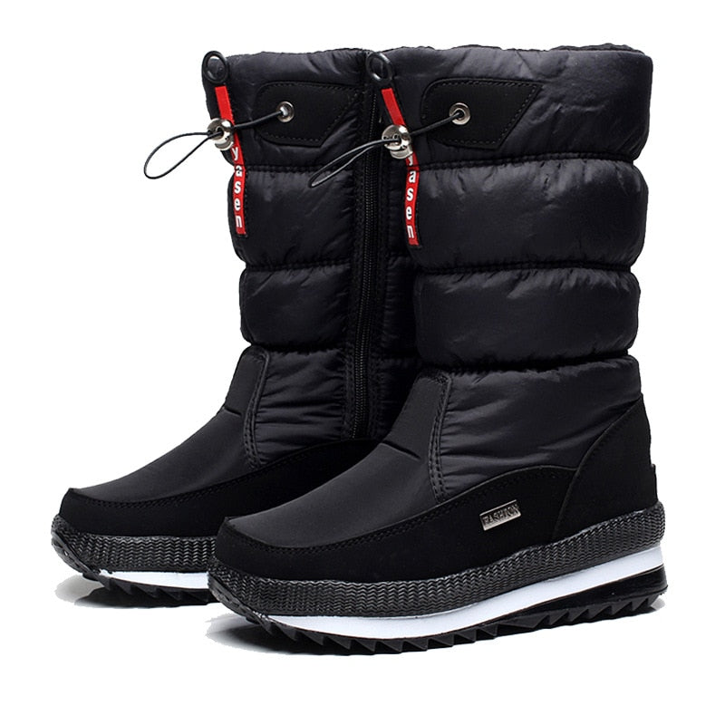 Warme winterlaarzen met stijlvol design – Dames