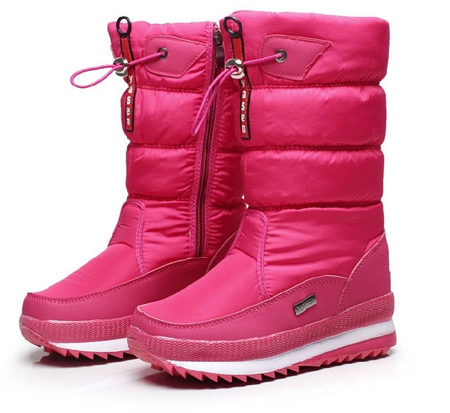 Warme winterlaarzen met stijlvol design – Dames