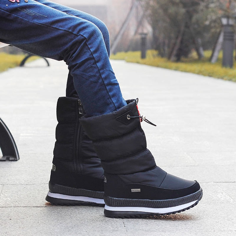 Warme winterlaarzen met stijlvol design – Dames