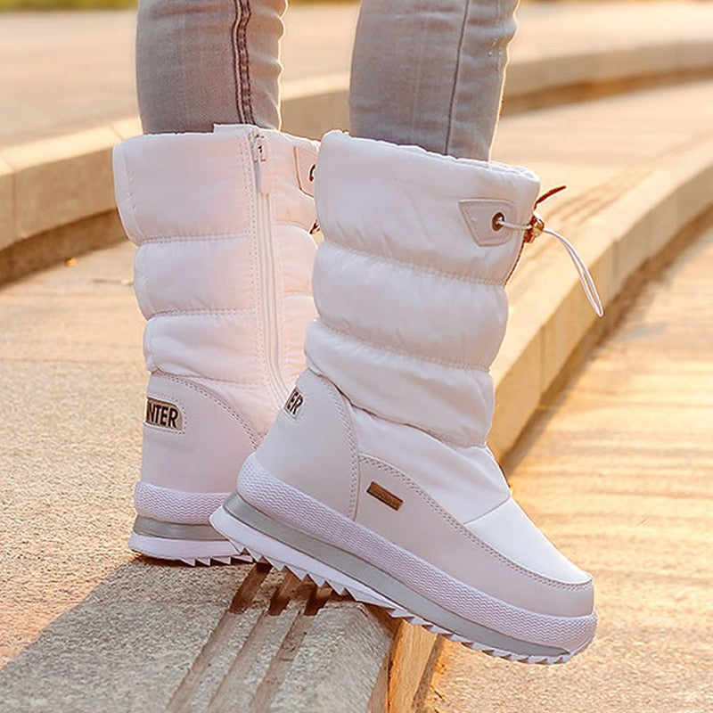 Warme winterlaarzen met stijlvol design – Dames