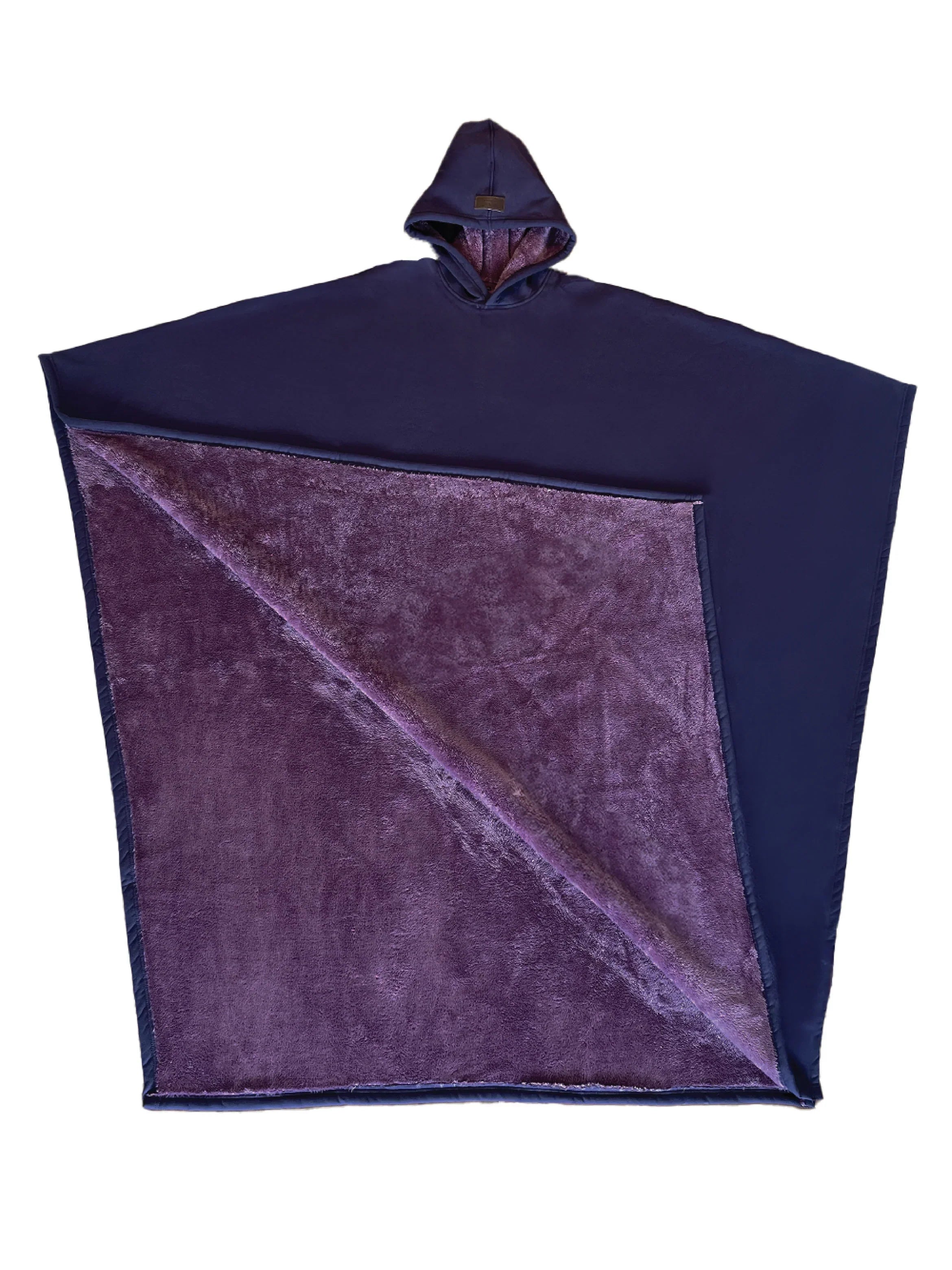 Wijde hoodie blanket van zachte fleece voor ultiem comfort – Dames