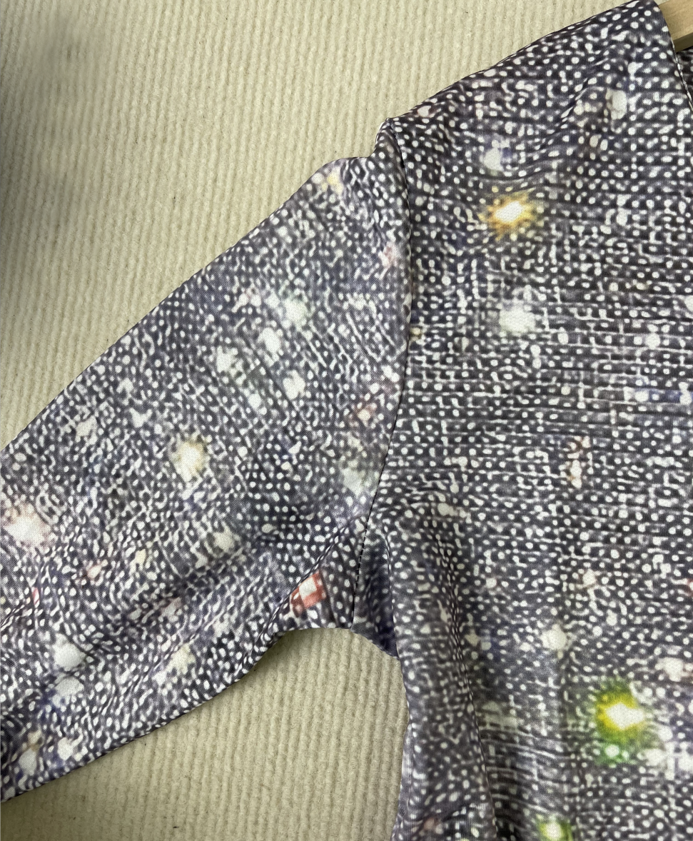 Glitter blouse met lange mouwen en glamoureus design – Dames