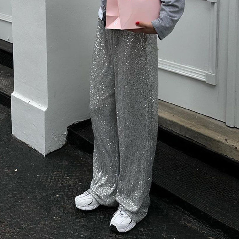 Noor | Elegante Glitter Broek
