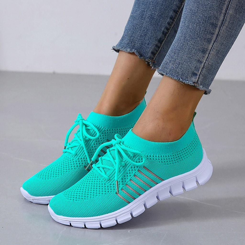 Orthopedische sneakers met ademend bovenwerk en schokabsorberende zool – Dames