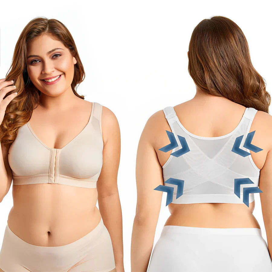 Ondersteunende 2-in-1 houdingscorrectie bh met comfortabele pasvorm – Dames