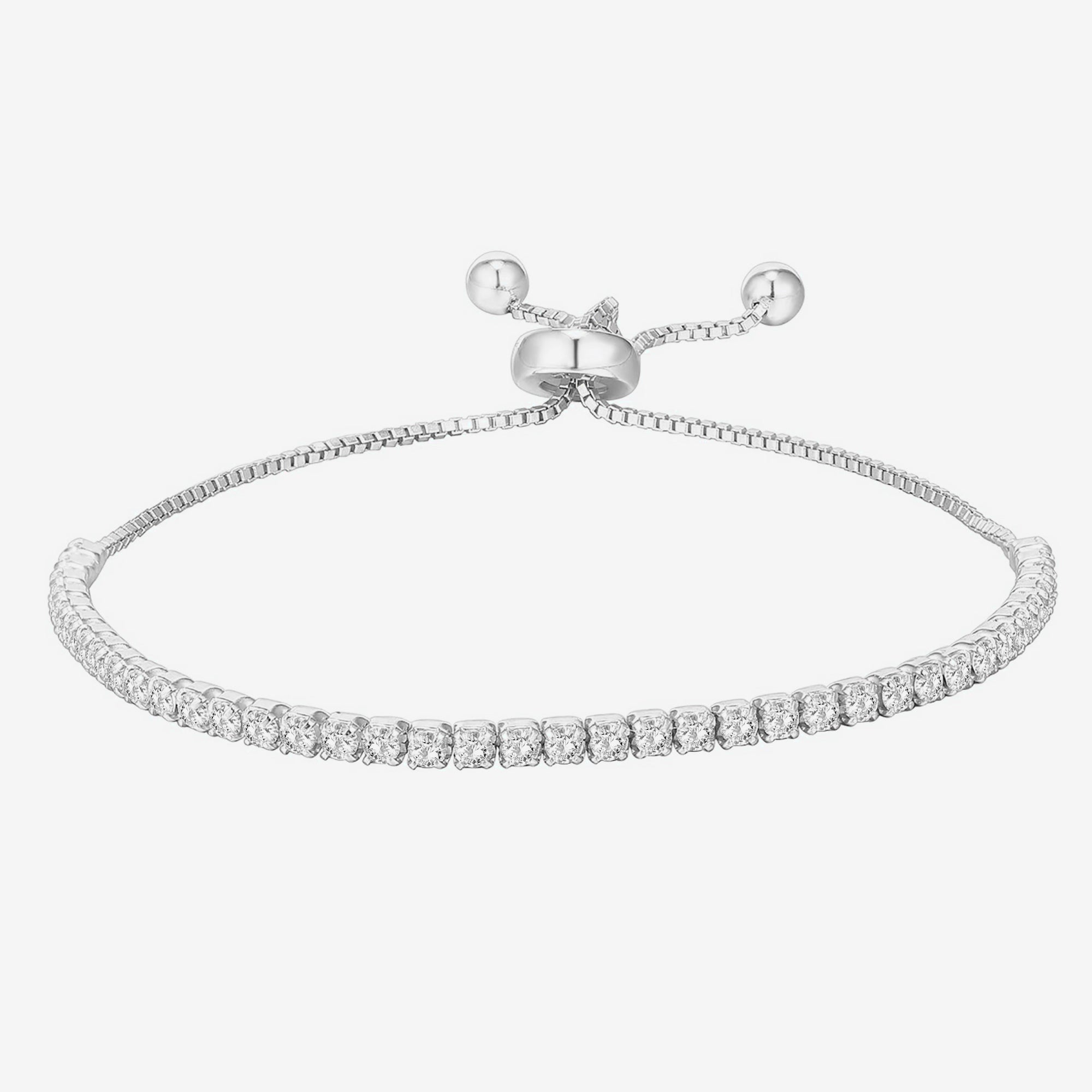 Elegante subtiele armband met sprankelende details - Dames
