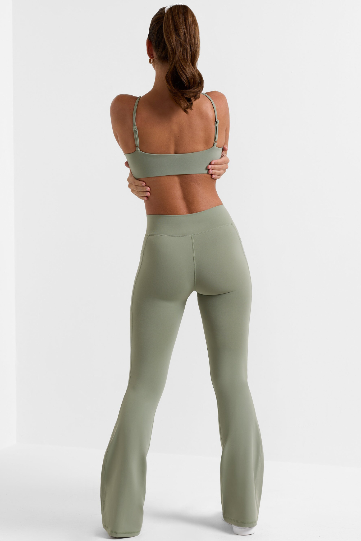 Uitlopende legging met hoge taille en shaping effect – Dames