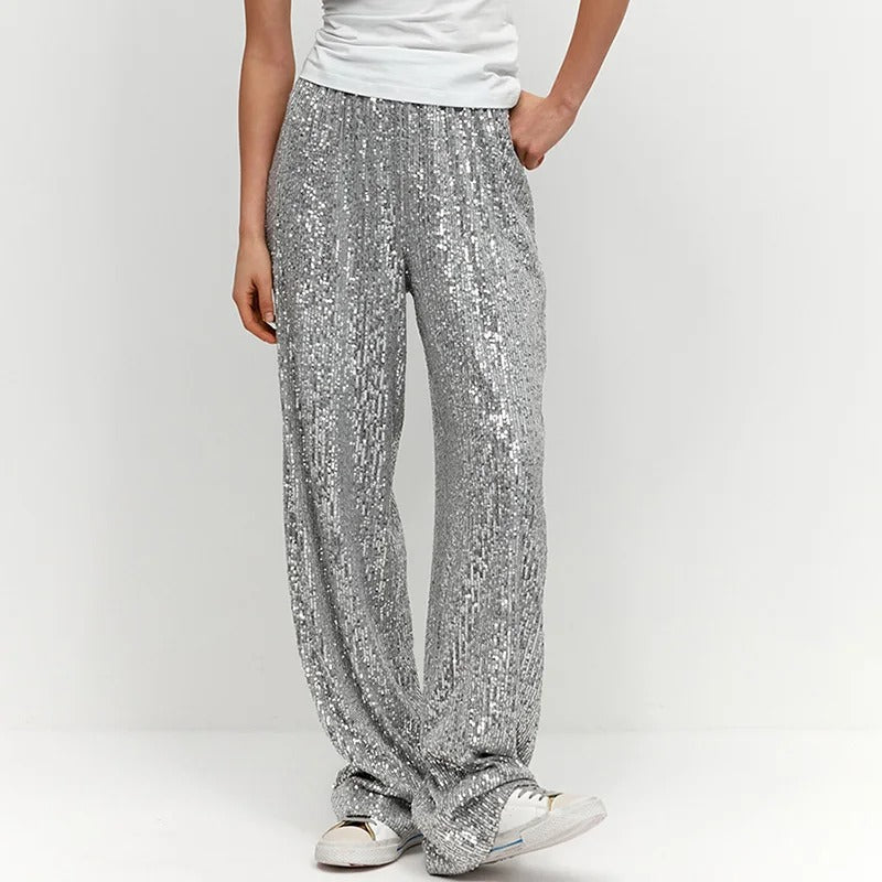 Noor | Elegante Glitter Broek