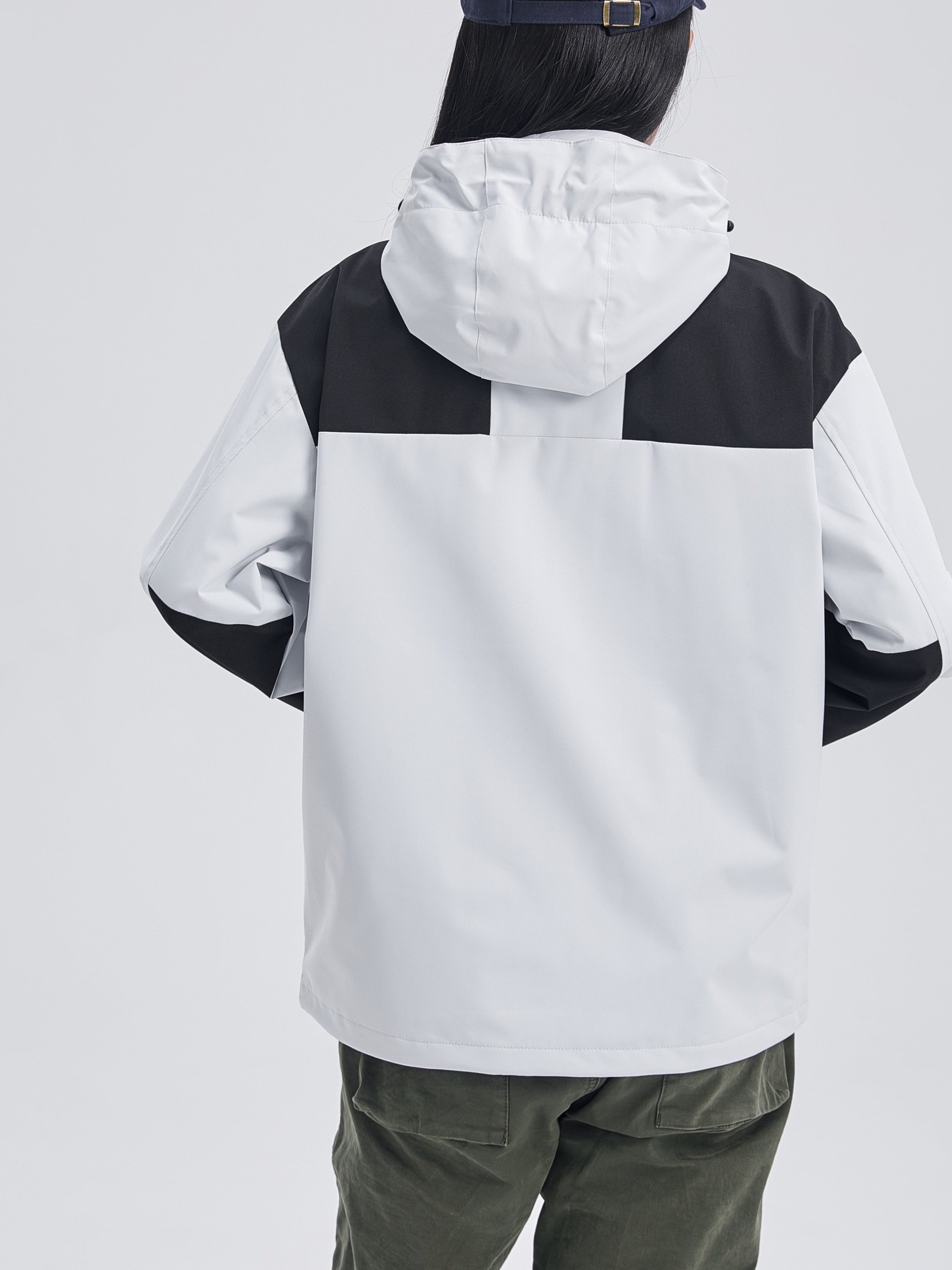 3-in-1 fleece winterjas met capuchon – Dames