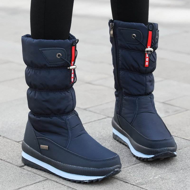 Warme winterlaarzen met stijlvol design – Dames