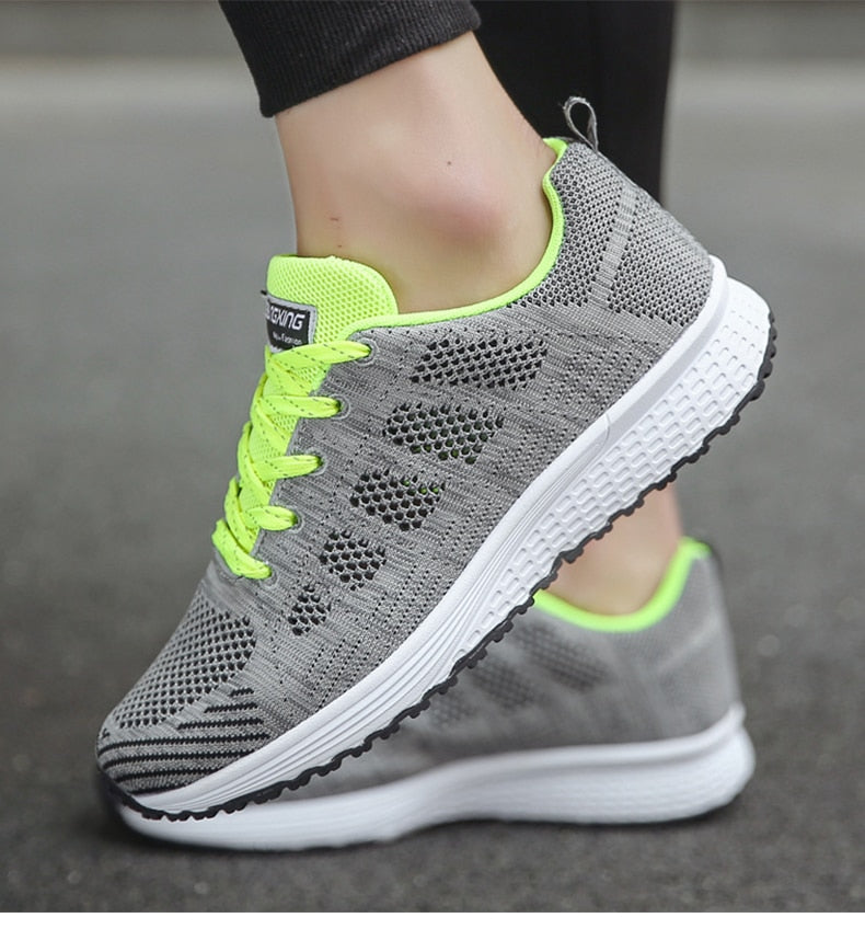 Lichtgewicht sneakers met ademend materiaal – Dames