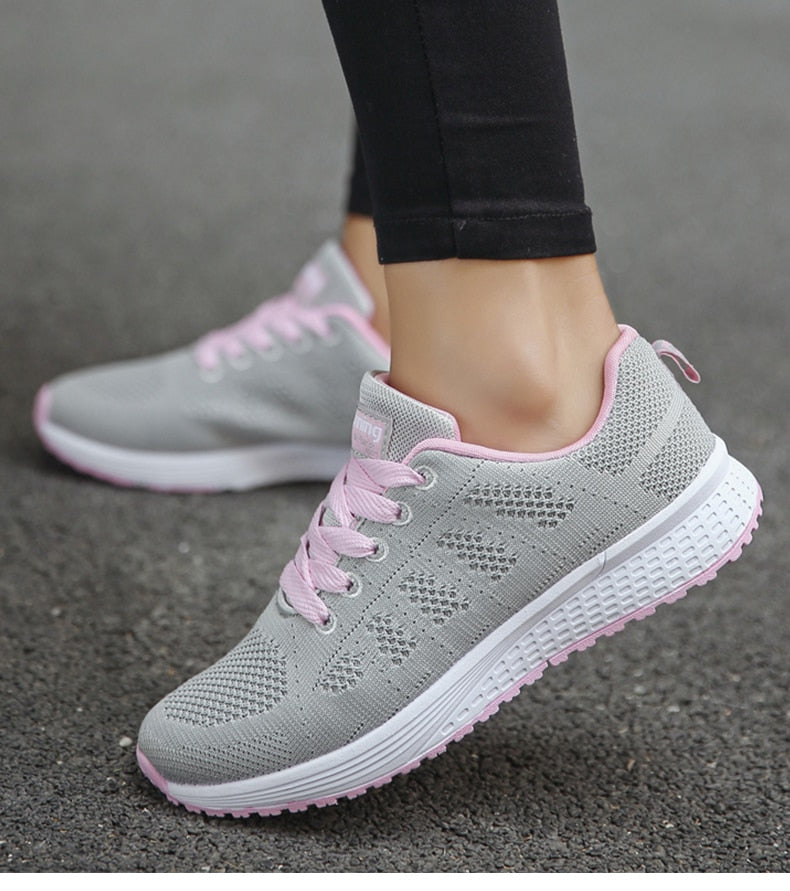 Lichtgewicht sneakers met ademend materiaal – Dames