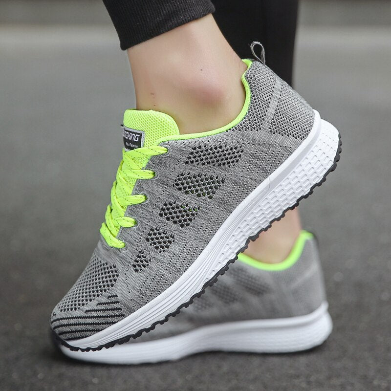 Lichtgewicht sneakers met ademend materiaal – Dames