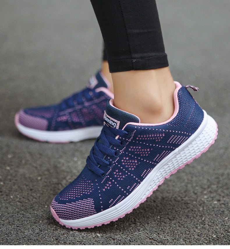 Lichtgewicht sneakers met ademend materiaal – Dames