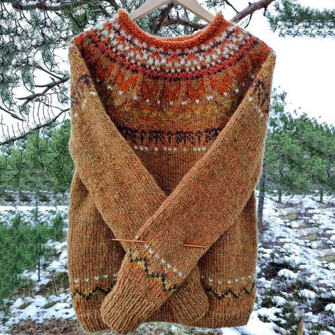 Vintage wintertrui met klassieke uitstraling – Dames