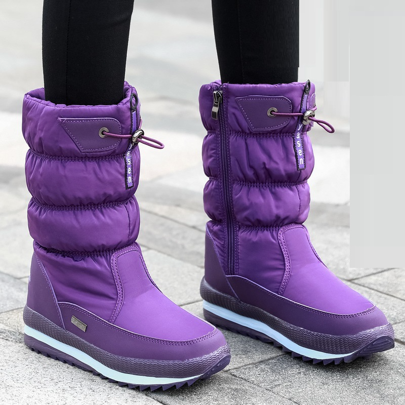 Warme winterlaarzen met stijlvol design – Dames