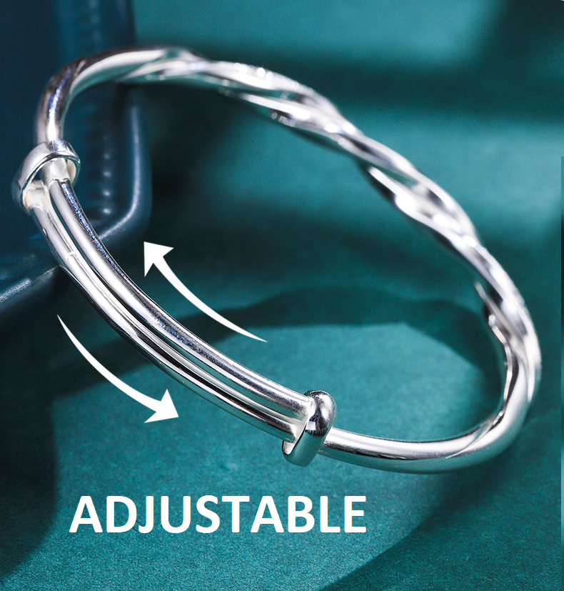 Charlotte | Gedraaide Zilveren Armband