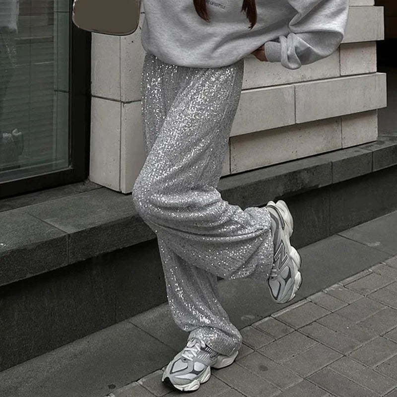 Noor | Elegante Glitter Broek