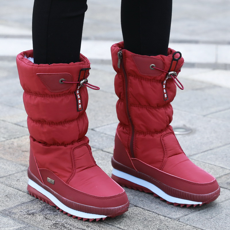 Warme winterlaarzen met stijlvol design – Dames
