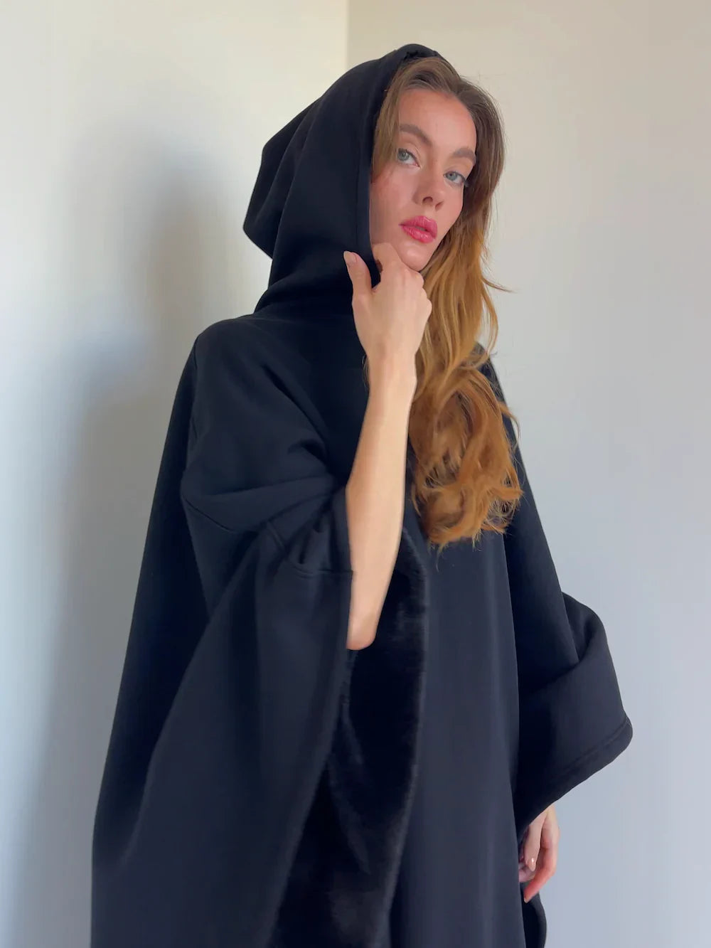 Wijde hoodie blanket van zachte fleece voor ultiem comfort – Dames