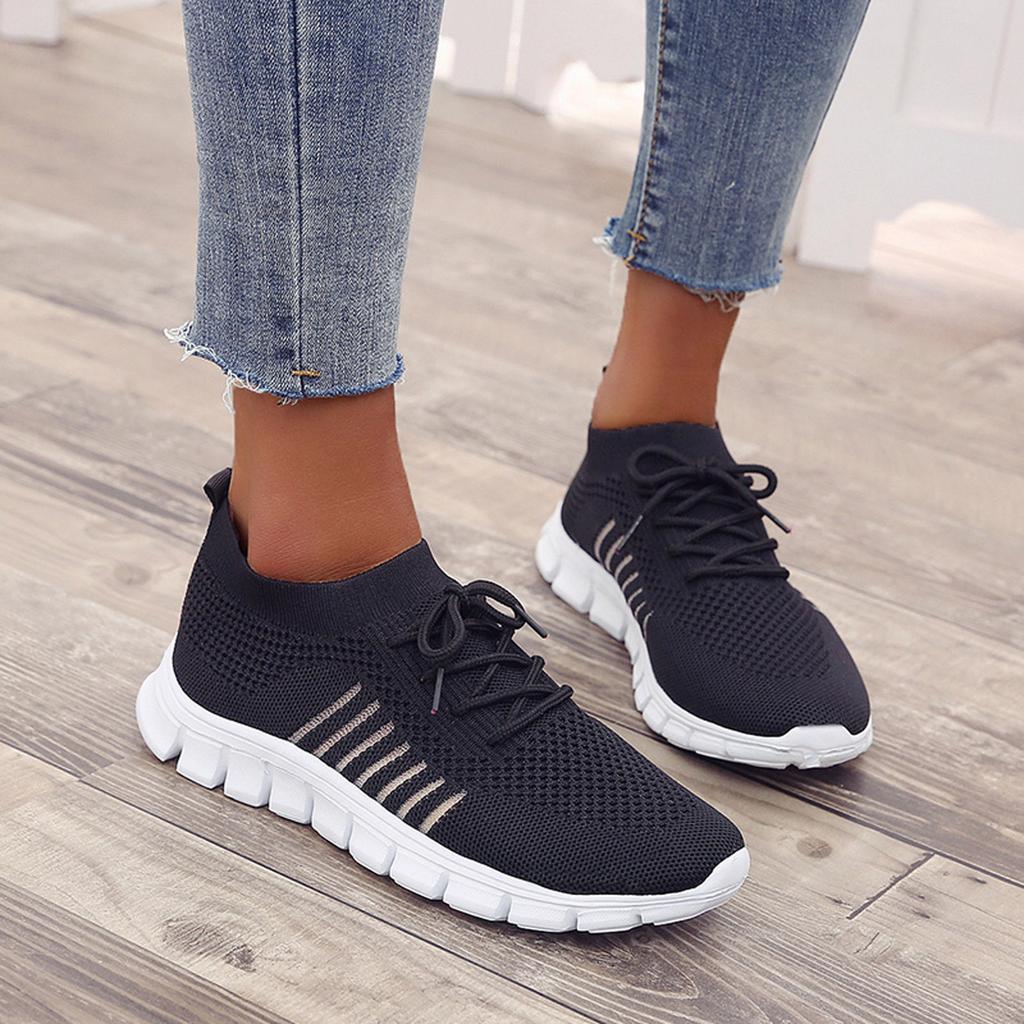 Orthopedische sneakers met ademend bovenwerk en schokabsorberende zool – Dames