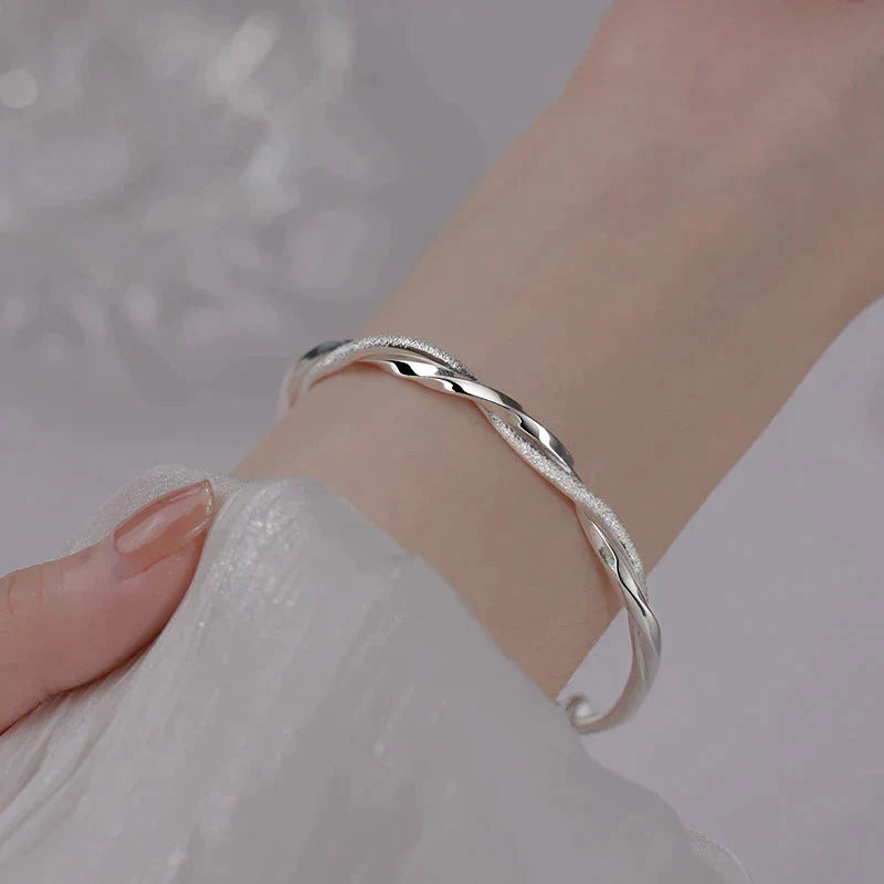 Charlotte | Gedraaide Zilveren Armband