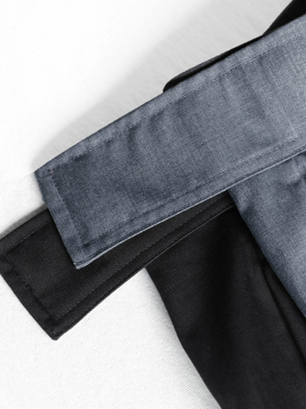 Oversized lange broek van geweven stof met effen design – Dames