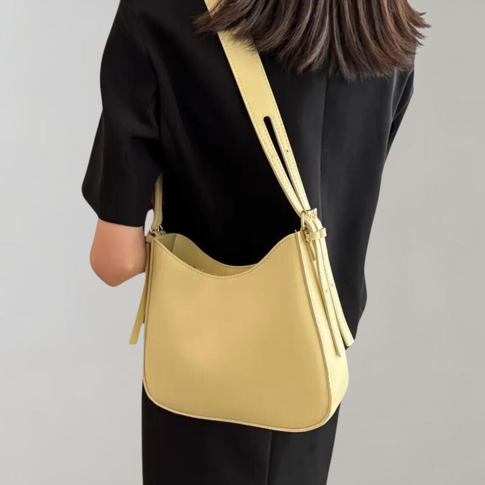 Minimalistische crossbodytas van PU leer – Dames