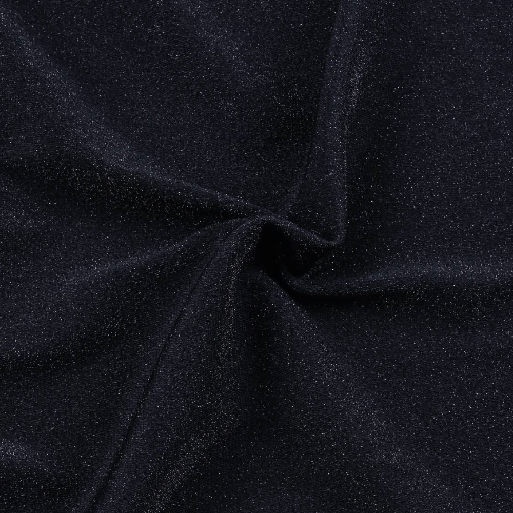 Lange glitterjurk met korte mouwen en elegante snit – Dames
