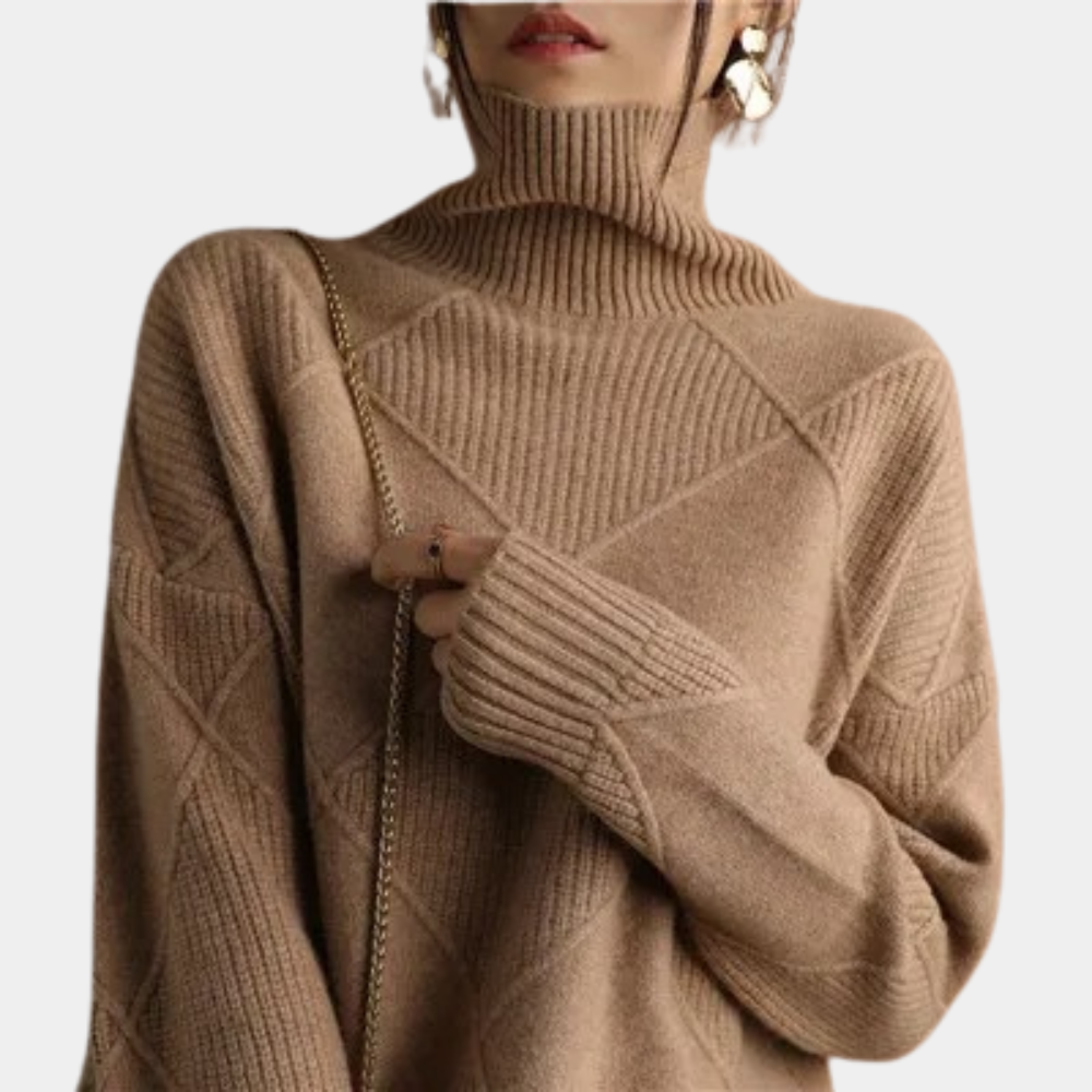 Stijlvolle coltrui met elegante pasvorm – Dames