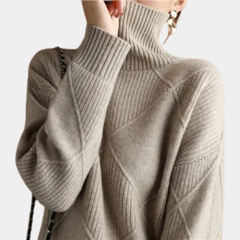 Stijlvolle coltrui met elegante pasvorm – Dames