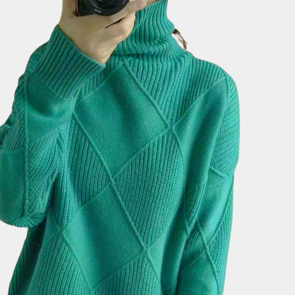 Stijlvolle coltrui met elegante pasvorm – Dames