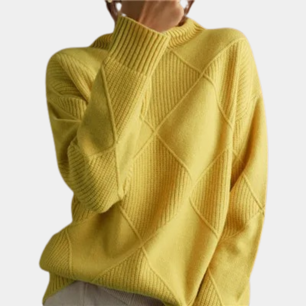 Stijlvolle coltrui met elegante pasvorm – Dames