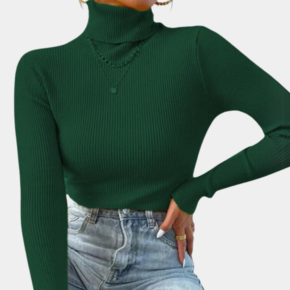 Luxe gebreide coltrui met tijdloos design – Dames