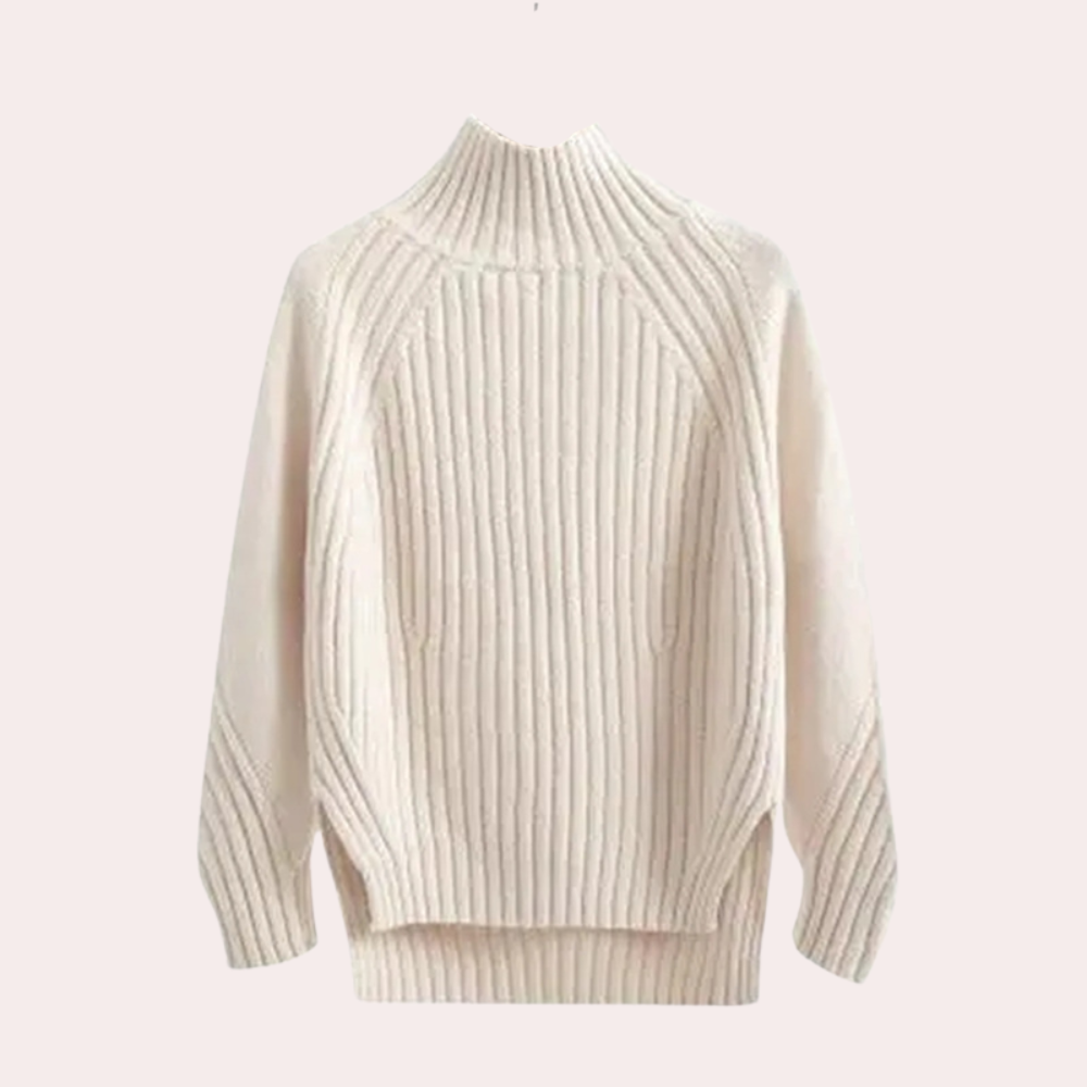 Luxe gebreide trui van zachte stof – Dames