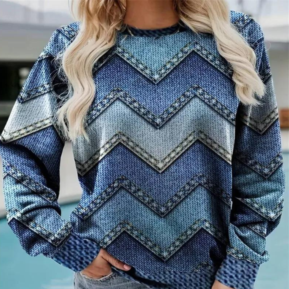 Comfortabele warme wintertrui met verfijnde uitstraling – Dames