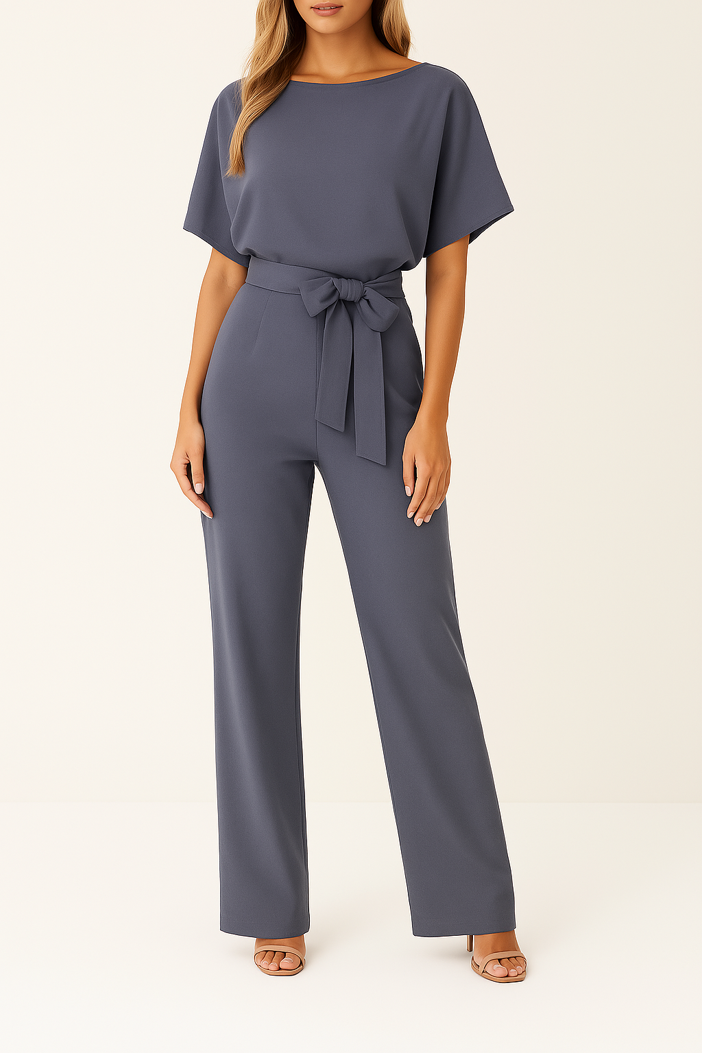 Minimalistische jumpsuit met elegante pasvorm – Dames