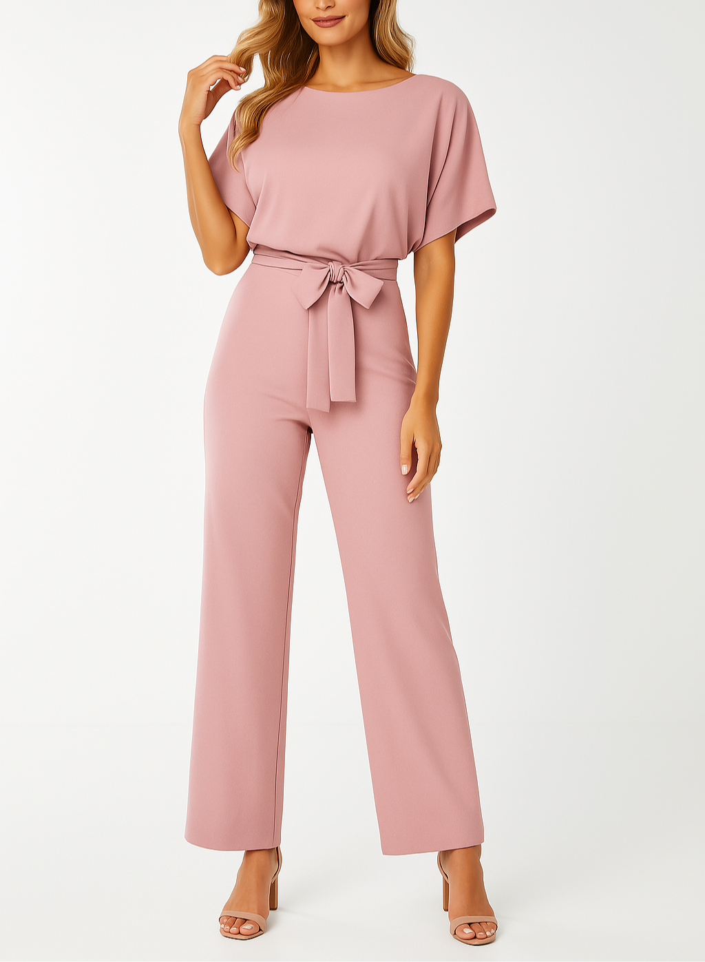 Minimalistische jumpsuit met elegante pasvorm – Dames