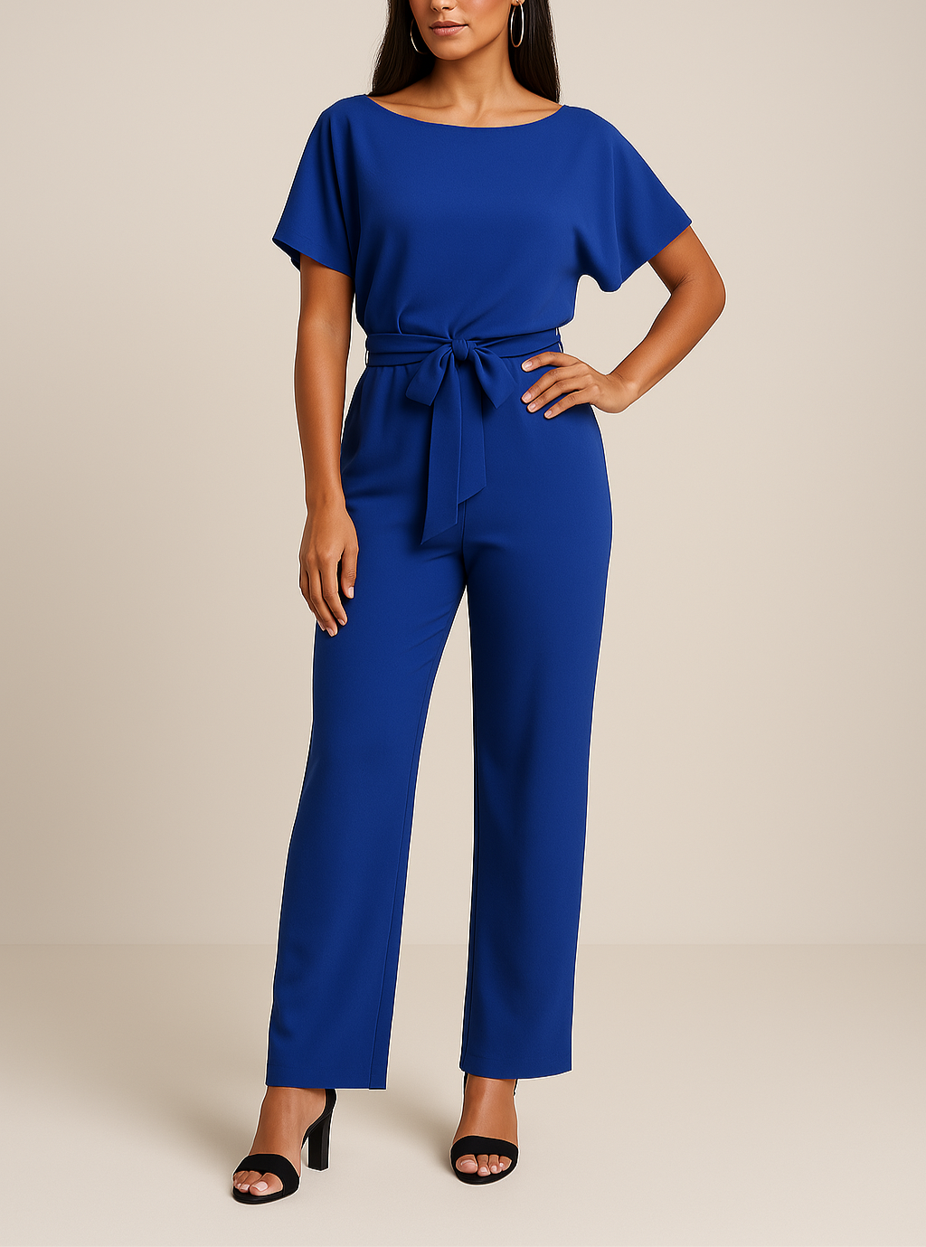 Minimalistische jumpsuit met elegante pasvorm – Dames
