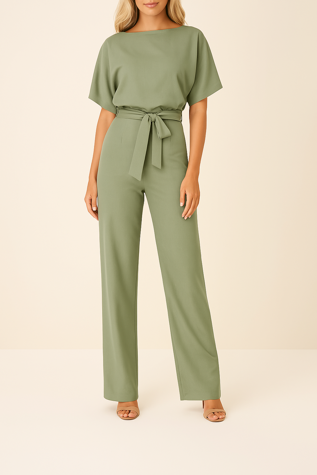 Minimalistische jumpsuit met elegante pasvorm – Dames