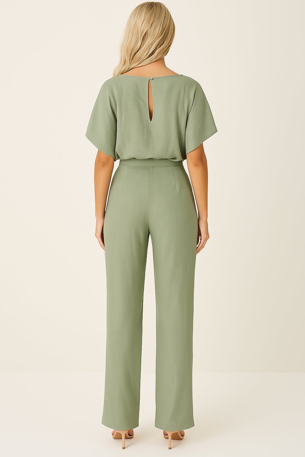 Minimalistische jumpsuit met elegante pasvorm – Dames