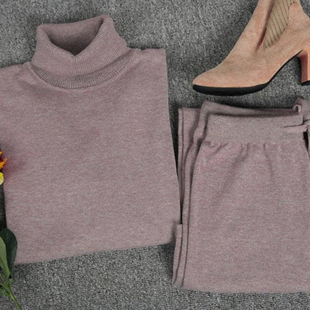 Comfortabele herfst set van polyester met elegante pasvorm – Dames