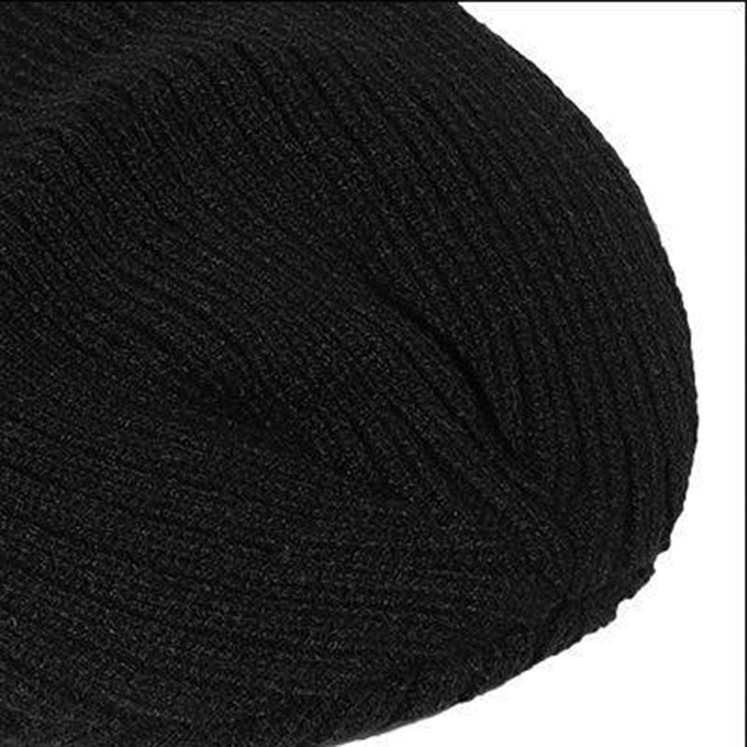 Warme gebreide wintermuts met zachte fleece voering – Dames
