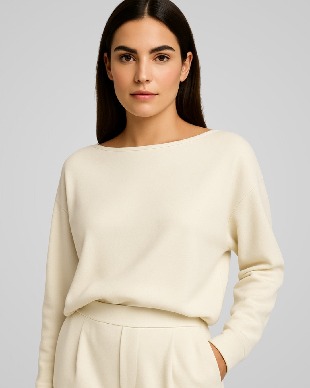 Comfortabele effen lounge set - Dames