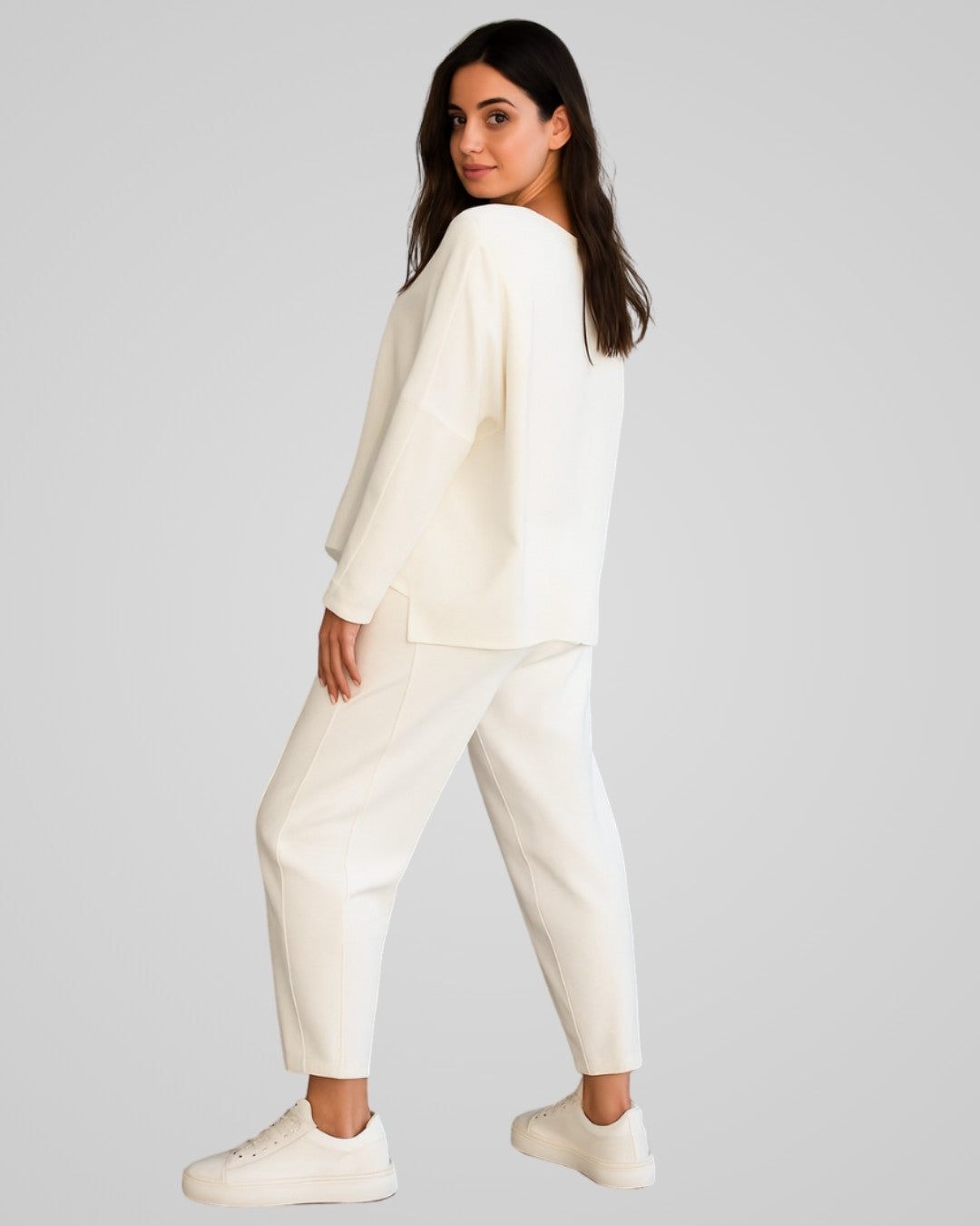 Comfortabele effen lounge set - Dames