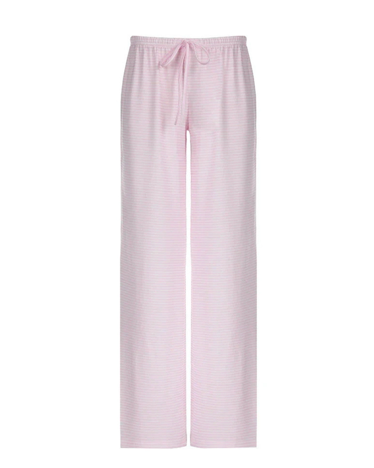 Comfortabele gestreepte los vallende broek - Dames