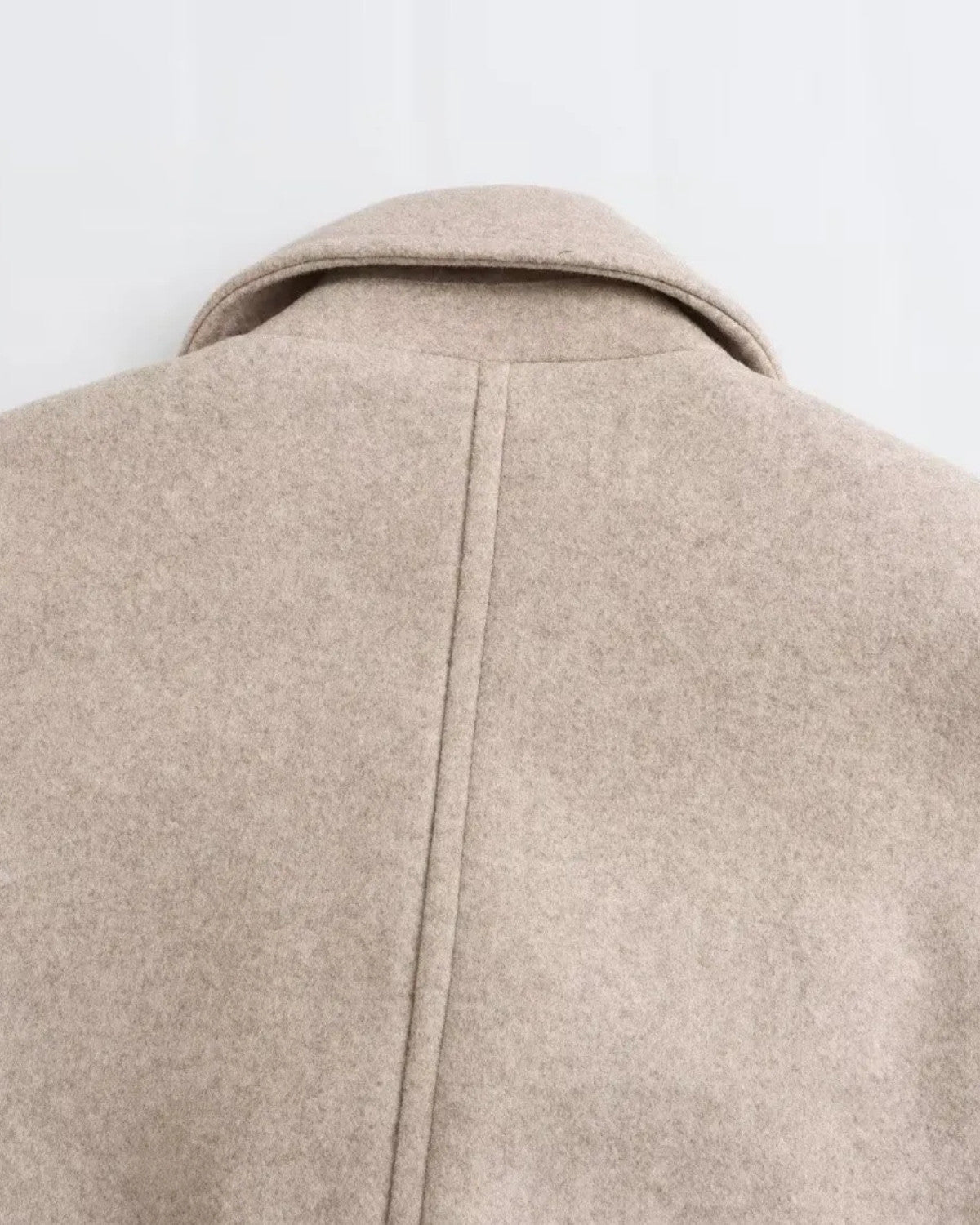 Elegante lange winterjas van hoogwaardige wol – Dames