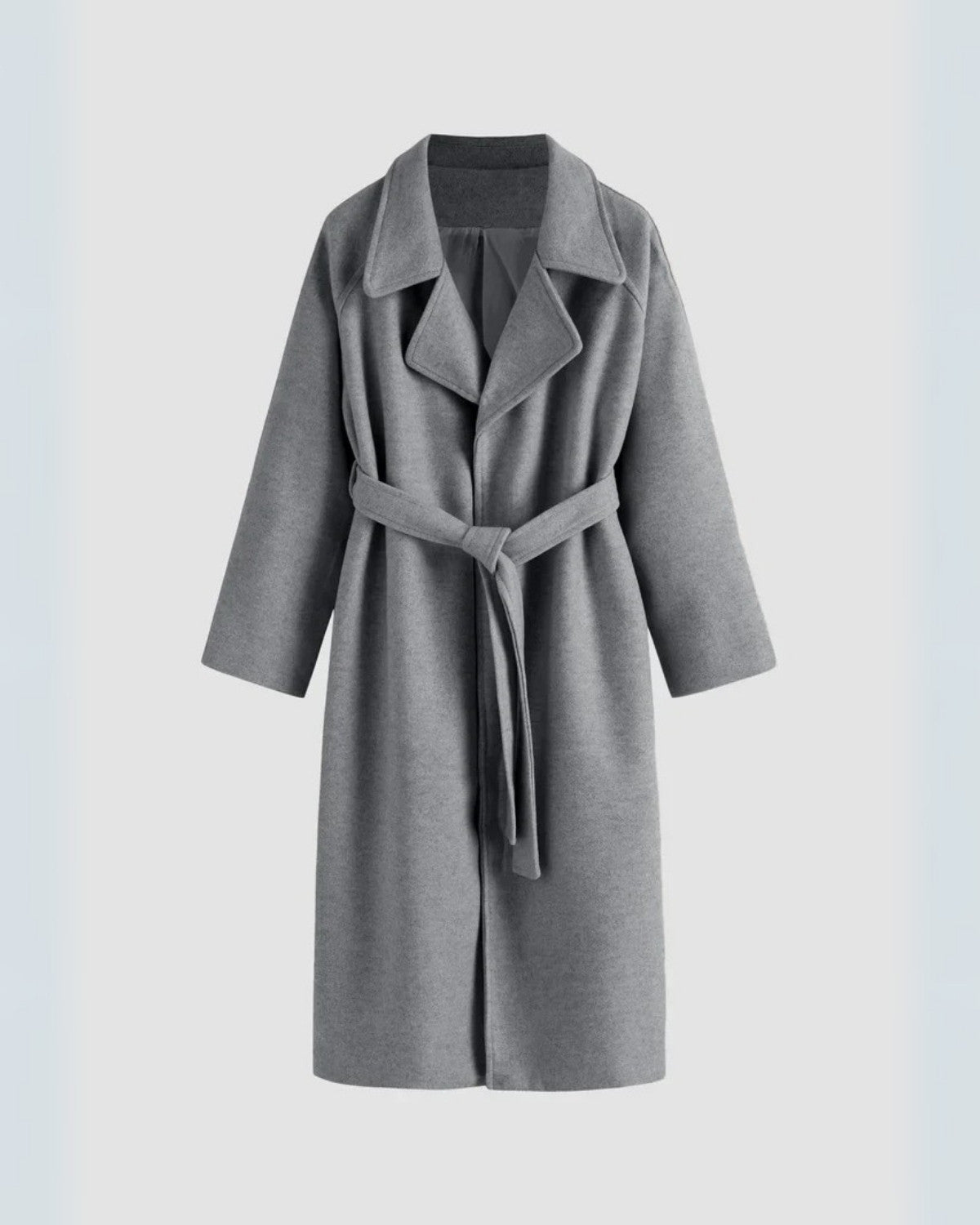 Elegante lange wollen manteljas voor winterdagen – Dames