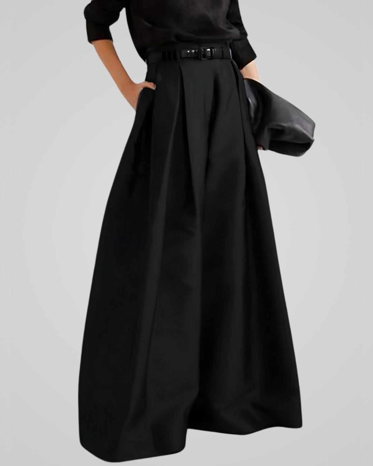 Elegante maxi rok broek met hoge taille voor formele en informele gelegenheden - Dames