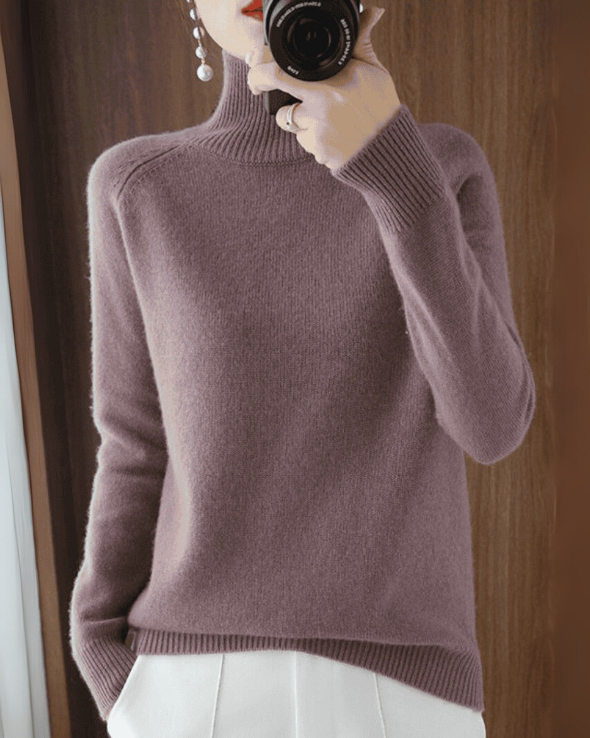 Elegante trui van kasjmier voor de herfst – Dames